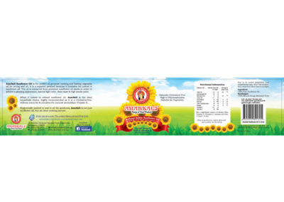 03/ Sunflower Oil Bottle Label
