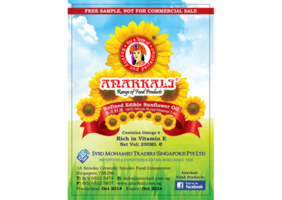 02/ Sunflower Oil Packet