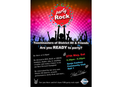 09/ Rock Party Poster